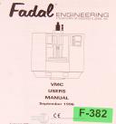 Fadal-Fadal VMC Operator Programming Manual 1996-VMC-01 Fadal-Fadal VMC Operator Programming Manual 1996-VMC-01